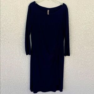 Last Tango Elegant Navy Blue Women's Dress size L